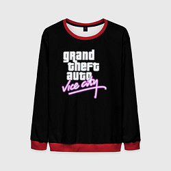 Свитшот мужской GTA vice city logo, цвет: 3D-красный