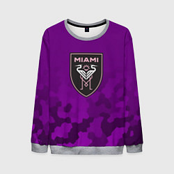 Мужской свитшот Inter Miami logo pattern