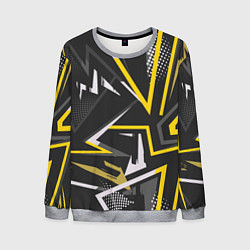 Мужской свитшот Абстрактный фон со спортивным узором