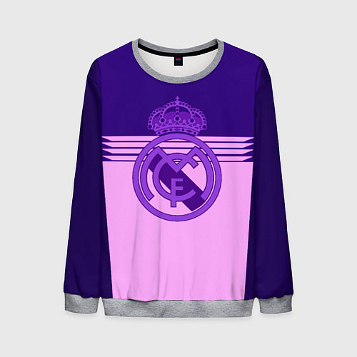 Мужской свитшот Real Madred geometry sport / 3D-Меланж – фото 1