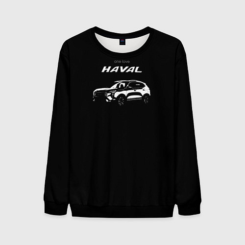 Мужской свитшот One love Haval чёрный / 3D-Черный – фото 1