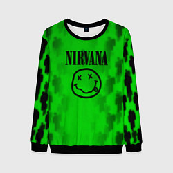 Свитшот мужской Nirvana x Billie, цвет: 3D-черный