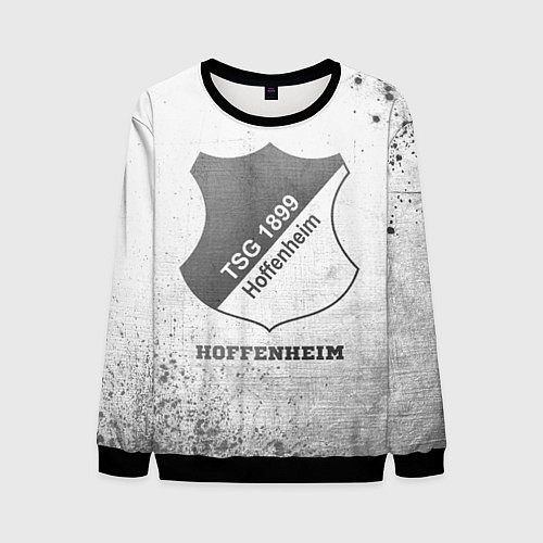 Мужской свитшот Hoffenheim - white gradient / 3D-Черный – фото 1