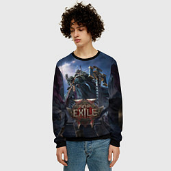 Свитшот мужской Люмериус Path of exile 2, цвет: 3D-черный — фото 2
