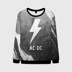 Свитшот мужской AC DC - grey gradient, цвет: 3D-черный