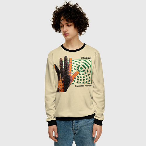 Мужской свитшот Genesis invisible touch / 3D-Черный – фото 3