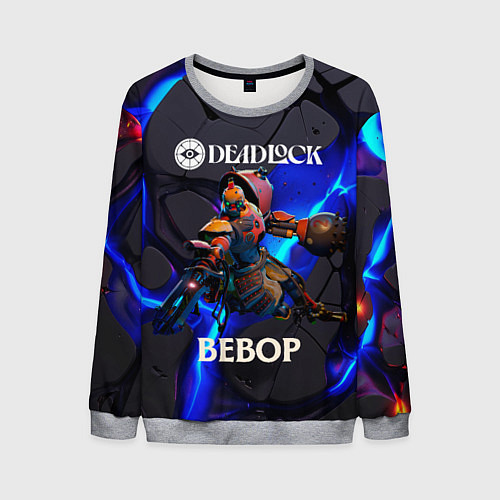 Мужской свитшот Deadlock logo and Bebop / 3D-Меланж – фото 1