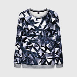 Мужской свитшот Взрыв геометрических треугольников