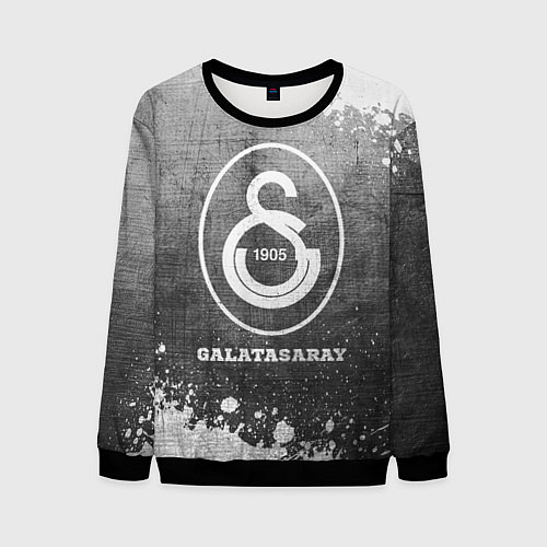 Мужской свитшот Galatasaray - grey gradient / 3D-Черный – фото 1