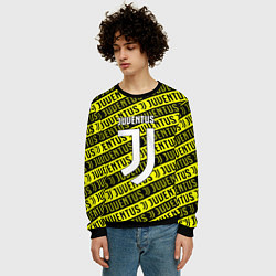 Свитшот мужской Juventus pattern fc, цвет: 3D-черный — фото 2