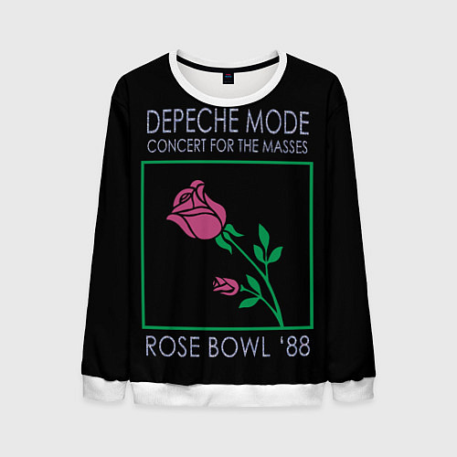 Мужской свитшот Depeche Mode - Rose Bowl / 3D-Белый – фото 1