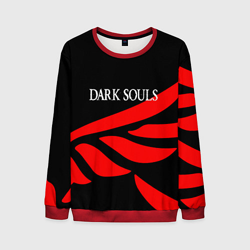 Мужской свитшот Dark souls game wings / 3D-Красный – фото 1