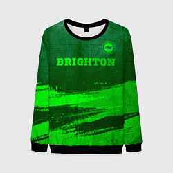 Мужской свитшот Brighton - green gradient посередине