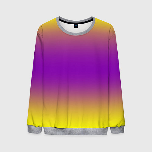 Мужской свитшот Градиент текстура абстракция / 3D-Меланж – фото 1