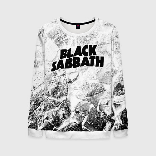 Мужской свитшот Black Sabbath white graphite / 3D-Белый – фото 1