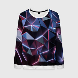 Мужской свитшот Неоновые геометрические плиты