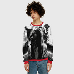 Свитшот мужской Musashi Miyamoto And Berserk, цвет: 3D-красный — фото 2