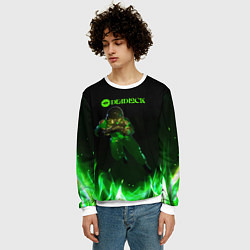 Свитшот мужской Viscous Deadlock, цвет: 3D-белый — фото 2