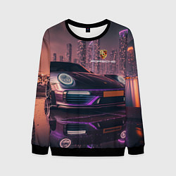 Мужской свитшот Porshe neon city