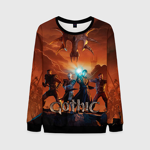 Мужской свитшот Герои из Gothic remake / 3D-Черный – фото 1