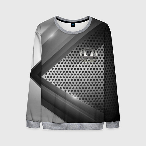 Мужской свитшот Honda metal motors / 3D-Меланж – фото 1