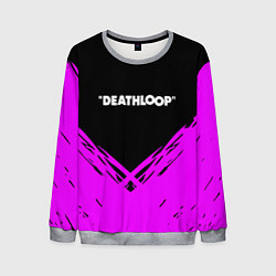 Мужской свитшот Deathloop neon geometry