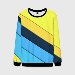 Мужской свитшот Геометрия полосы спорт