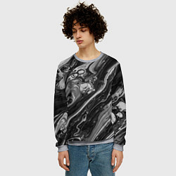 Свитшот мужской Чернила, цвет: 3D-меланж — фото 2