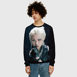 Свитшот мужской Stray Kids Felix Giant concept, цвет: 3D-черный — фото 2