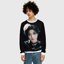 Свитшот мужской Stray Kids Han Giant concept, цвет: 3D-белый — фото 2