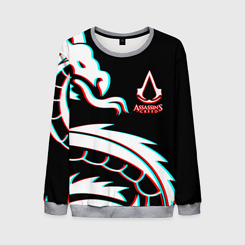 Мужской свитшот Assassins Creed Shadows game / 3D-Меланж – фото 1