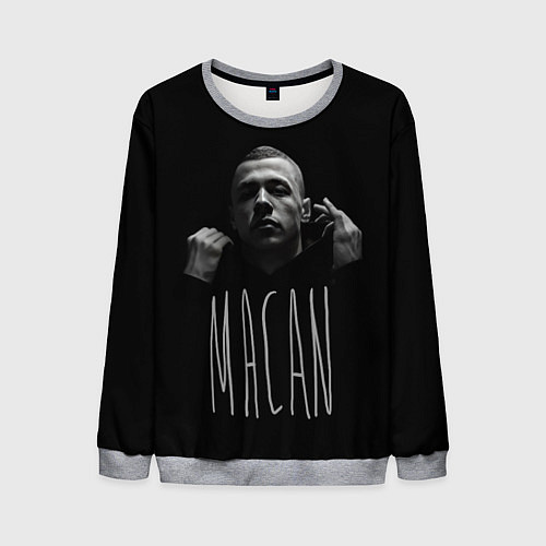Мужской свитшот Rap - Macan / 3D-Меланж – фото 1