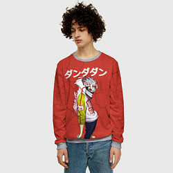 Свитшот мужской Dandadan: Ken Takakura, цвет: 3D-меланж — фото 2