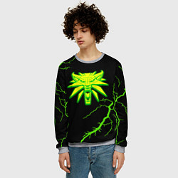 Свитшот мужской The Witcher storm effect, цвет: 3D-меланж — фото 2