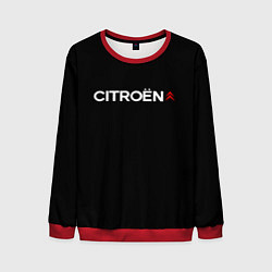 Свитшот мужской Citroen logo, цвет: 3D-красный