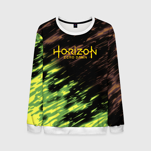 Мужской свитшот Horizon: Zero Dawn краски / 3D-Белый – фото 1