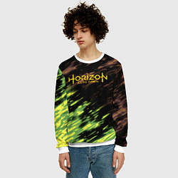 Свитшот мужской Horizon: Zero Dawn краски, цвет: 3D-белый — фото 2