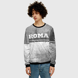 Свитшот мужской Roma - grey gradient посередине, цвет: 3D-черный — фото 2