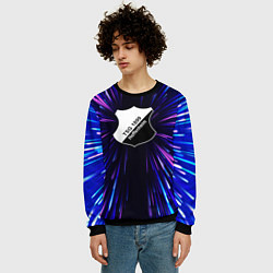 Свитшот мужской Hoffenheim neon energy, цвет: 3D-черный — фото 2