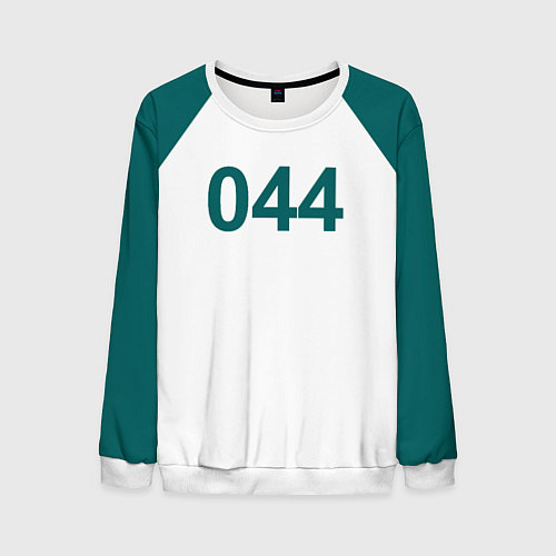 Мужской свитшот Игра в кальмара 044 / 3D-Белый – фото 1