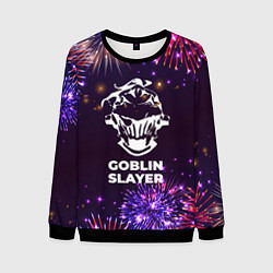 Мужской свитшот Праздничный Goblin Slayer