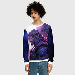 Свитшот мужской Thor - Neon rain, цвет: 3D-белый — фото 2