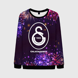 Свитшот мужской Праздничный Galatasaray, цвет: 3D-черный