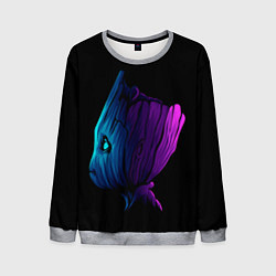 Свитшот мужской Neon Groot, цвет: 3D-меланж