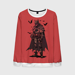 Свитшот мужской Мрачный Бэтмен, цвет: 3D-белый