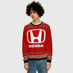 Свитшот мужской Honda new year, цвет: 3D-черный — фото 2