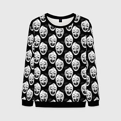 Свитшот мужской Funny terrifier clown Art, цвет: 3D-черный