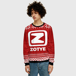 Свитшот мужской Новогодний Zotye, цвет: 3D-черный — фото 2