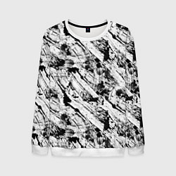 Мужской свитшот Гранж текстура отпечатки краски