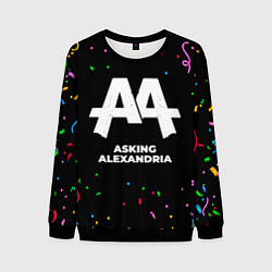 Мужской свитшот Asking Alexandria конфети